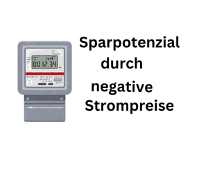 Sparpotenzial durch negative Strompreise