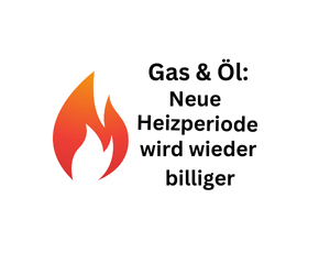 Heizöl und Gas in neuer Heizperiode wieder billiger