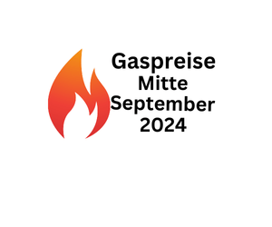 Aktuelle Gaspreise Mitte September 2024