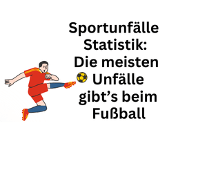 Unfallversichereung: Die meisten Sportunfälle passieren beim Fußball