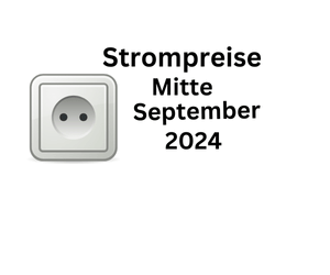 Strompreise Mitte September 2024