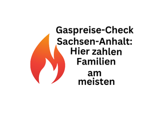 Gaspreise Check: Sachsen-Anhalt. Hier zahlen Familien am meisten