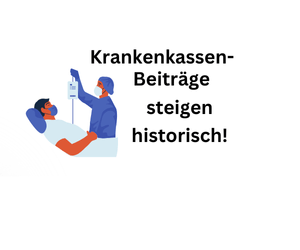 Gesetzliche Krankenkasswen: Beitrgaserhöhung wie seit Jahrzehnten nicht