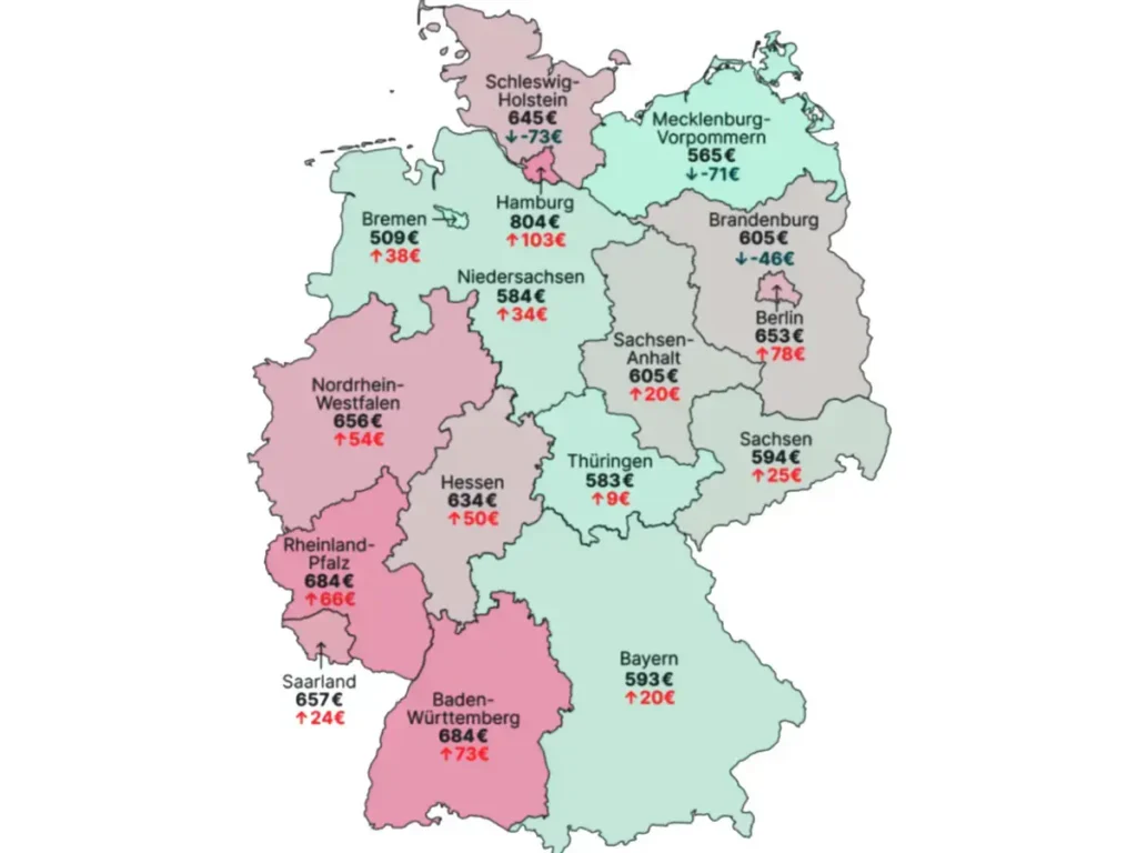 StromKarte zeigt Das kostet Strom 2025 in Deutschland